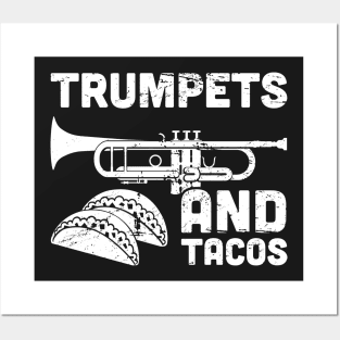 Funny Marching Band - "Trumpets And Tacos" Posters and Art